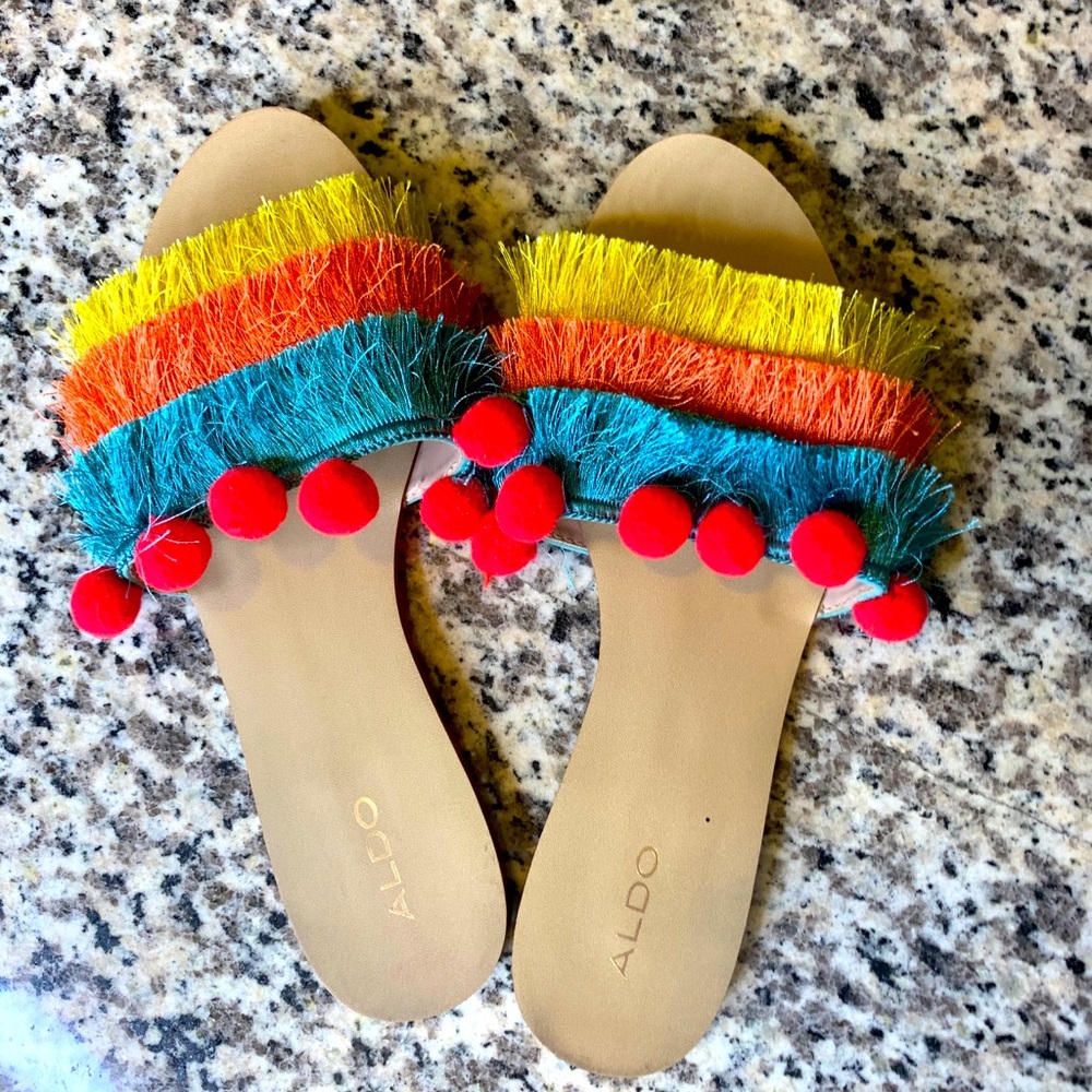 Multi color Aldo sandals